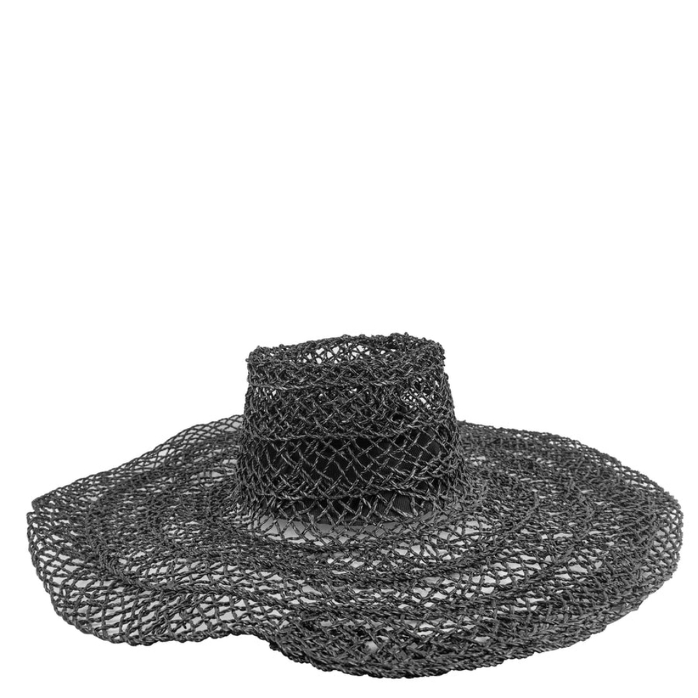 nwt Rainhard Plank Nano Elegant Black Woven Hat